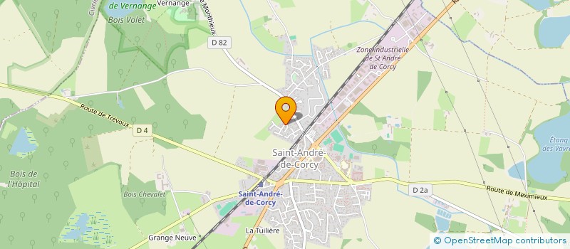 localisation de l'entreprise MONSIEUR JEREMIE BRUNET  SAINT-ANDRE-DE-CORCY