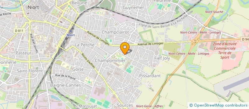 localisation de l'entreprise MONSIEUR JEREMIE BRUNETEAU à NIORT