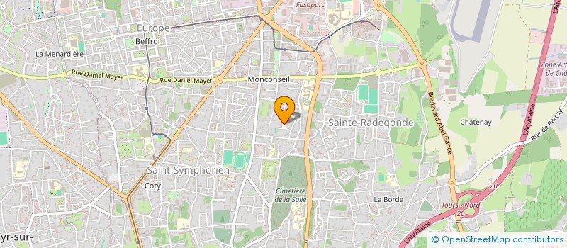 localisation de l'entreprise MONSIEUR JEREMIE BUCCI  TOURS