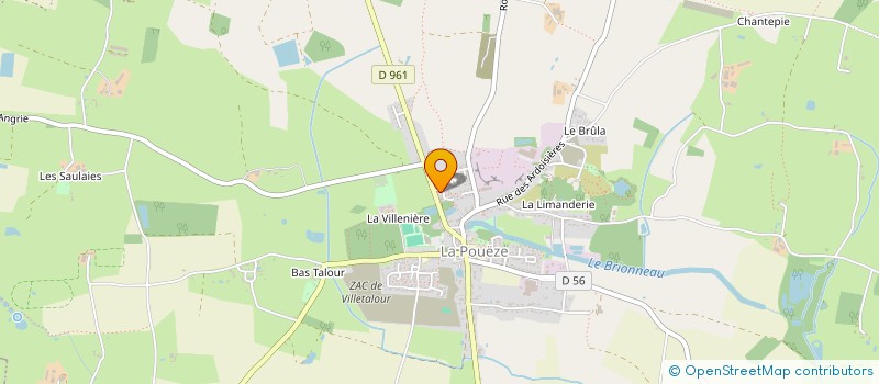 localisation de l'entreprise MONSIEUR JEREMIE BUFFET à ERDRE-EN-ANJOU