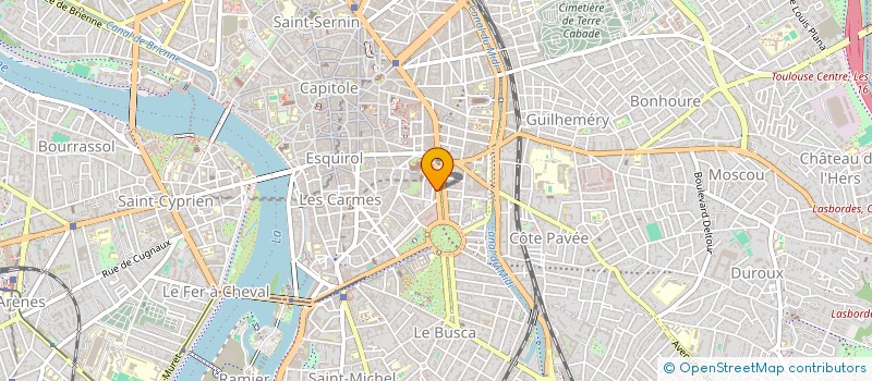 localisation de l'entreprise MONSIEUR JEREMIE BURGUIERE à TOULOUSE