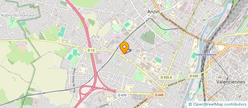 localisation de l'entreprise MONSIEUR JEREMIE CAFFIAU à VALENCIENNES
