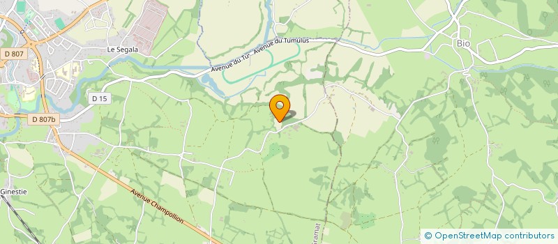 localisation de l'entreprise MONSIEUR JEREMIE CAHUZAC  GRAMAT