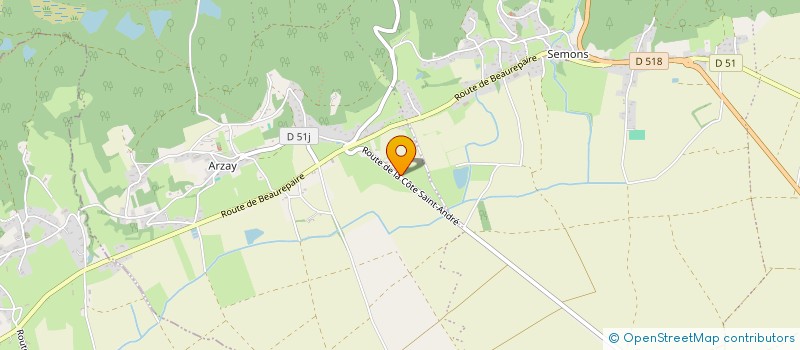 localisation de l'entreprise MONSIEUR JEREMIE CARRON  PORTE-DES-BONNEVAUX