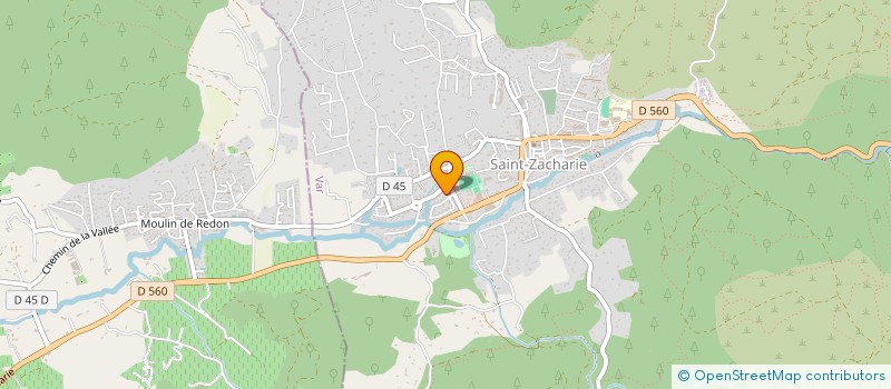 localisation de l'entreprise MONSIEUR JEREMIE CARVIN  SAINT-ZACHARIE