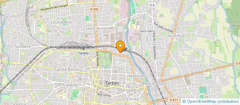 localisation de l'entreprise MONSIEUR JEREMIE CASSOU  TARBES