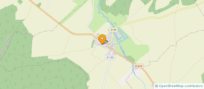 localisation de l'entreprise MONSIEUR JEREMIE CAUSSIN à JUZENNECOURT