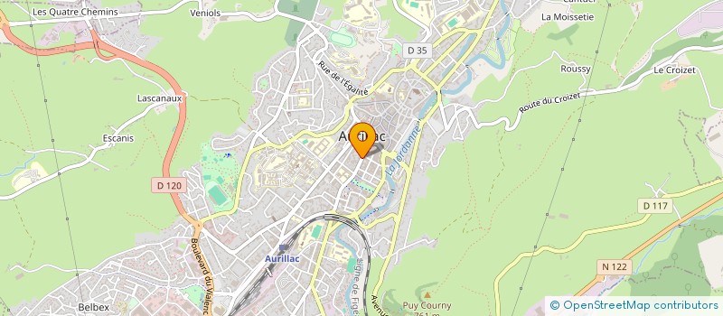 localisation de l'entreprise MONSIEUR JEREMIE CAZIER  ARGENTAT-SUR-DORDOGNE