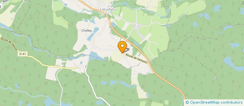 localisation de l'entreprise MONSIEUR JEREMIE CENEDESE  LIEUDIEU