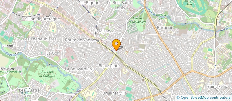 localisation de l'entreprise MONSIEUR JEREMIE CHALAND à NANTES