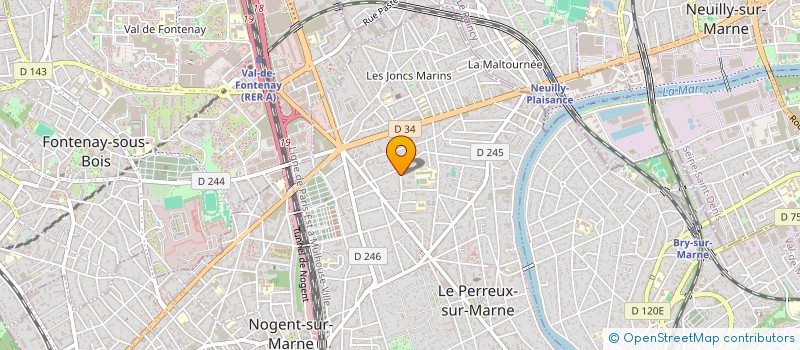 localisation de l'entreprise MONSIEUR JEREMIE CHAMAK à LE PERREUX-SUR-MARNE