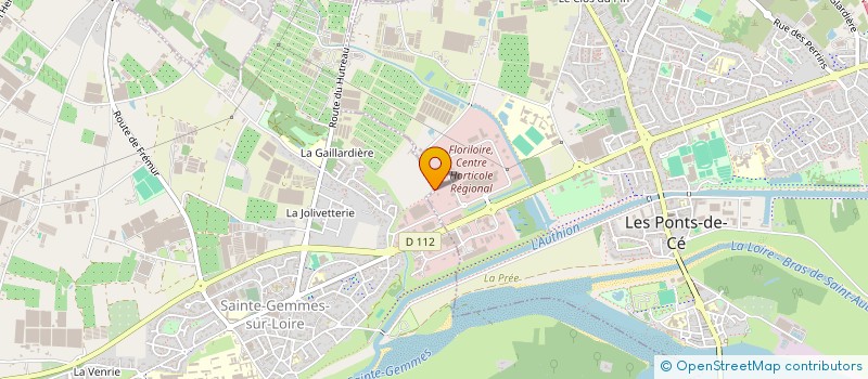 localisation de l'entreprise MONSIEUR JEREMIE CHAPLET  LES PONTS-DE-CE