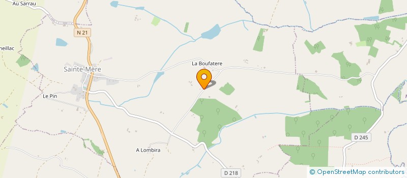 localisation de l'entreprise MONSIEUR JEREMIE CHASSAN  SAINTE-MERE