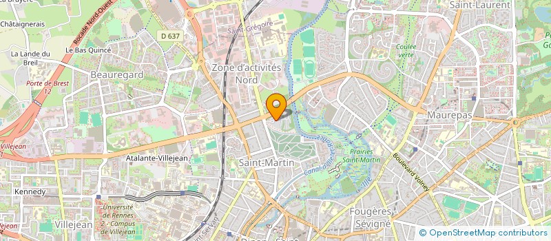 localisation de l'entreprise MONSIEUR JEREMIE CHESIERE  RENNES