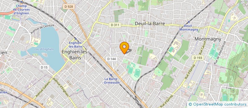 localisation de l'entreprise MONSIEUR JEREMIE CHRISTOPHE à DEUIL-LA-BARRE