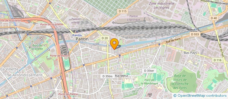 localisation de l'entreprise MONSIEUR JEREMIE COHEN  PANTIN