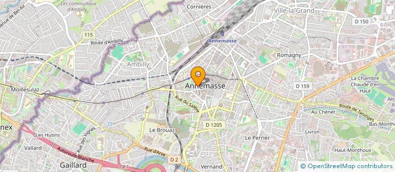 localisation de l'entreprise MONSIEUR JEREMIE COHEN  ANNEMASSE