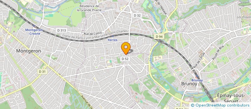 localisation de l'entreprise MONSIEUR JEREMIE COING  YERRES