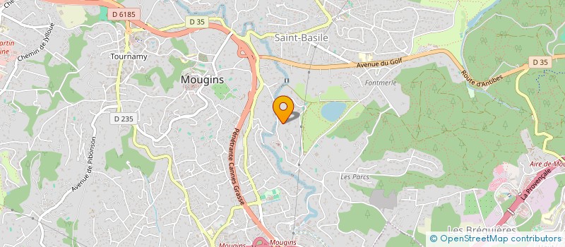 localisation de l'entreprise MONSIEUR JEREMIE COLAS à MOUGINS