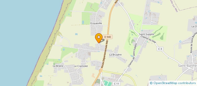 localisation de l'entreprise MONSIEUR JEREMIE COLLIGNON  OCTEVILLE-SUR-MER