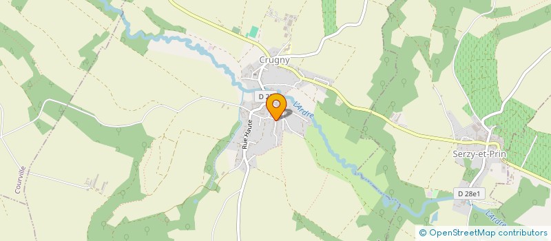 localisation de l'entreprise MONSIEUR JEREMIE COLLIN  CRUGNY