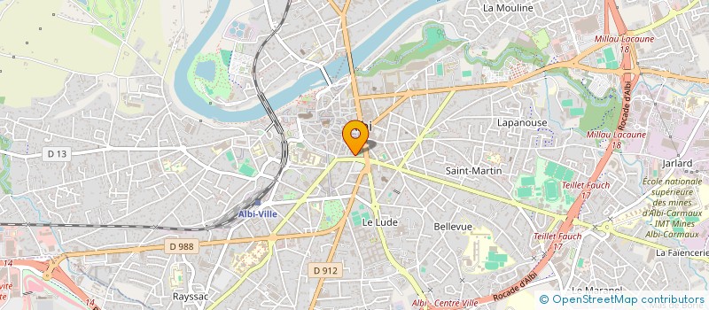 localisation de l'entreprise MONSIEUR JEREMIE COMBES à ALBI