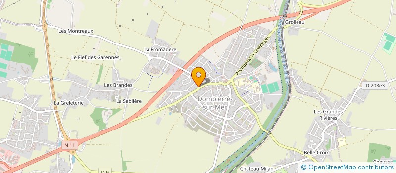 localisation de l'entreprise MONSIEUR JEREMIE CONVERS à DOMPIERRE-SUR-MER