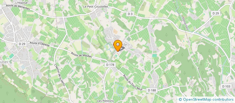 localisation de l'entreprise MONSIEUR JEREMIE COSIMI à OPPEDE
