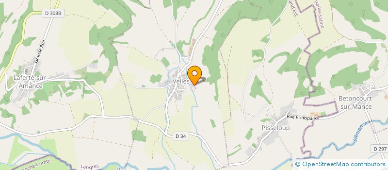 localisation de l'entreprise MONSIEUR JEREMIE CREVISY à VELLES