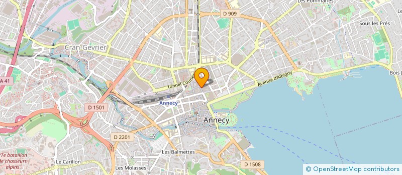 localisation de l'entreprise MONSIEUR JEREMIE CROISY à ANNECY