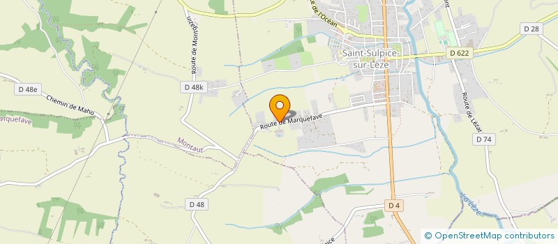 localisation de l'entreprise MONSIEUR JEREMIE CROS  SAINT-SULPICE-SUR-LEZE