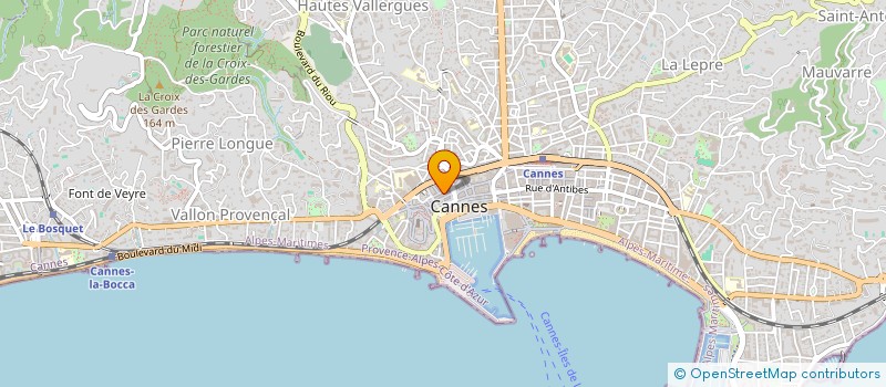 localisation de l'entreprise MONSIEUR JEREMIE DARMIGNY à CANNES