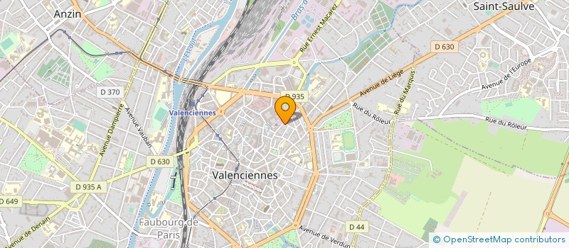 localisation de l'entreprise MONSIEUR JEREMIE DE BONNIERES à VALENCIENNES