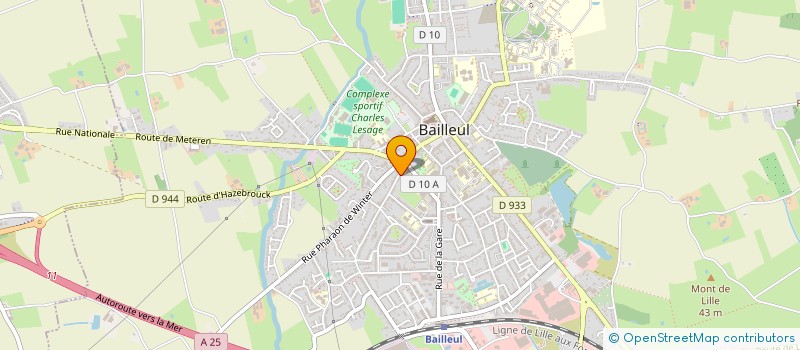 localisation de l'entreprise MONSIEUR JEREMIE DECHERF à BAILLEUL