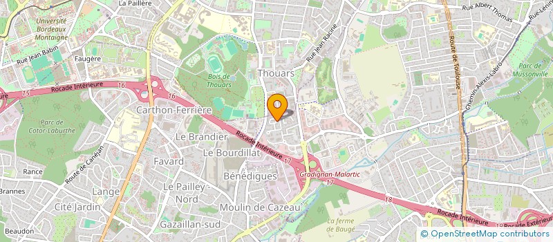 localisation de l'entreprise MONSIEUR JEREMIE DEFAYE  VILLENAVE-D'ORNON