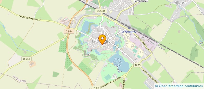 localisation de l'entreprise MONSIEUR JEREMIE DEGRES à LE QUESNOY