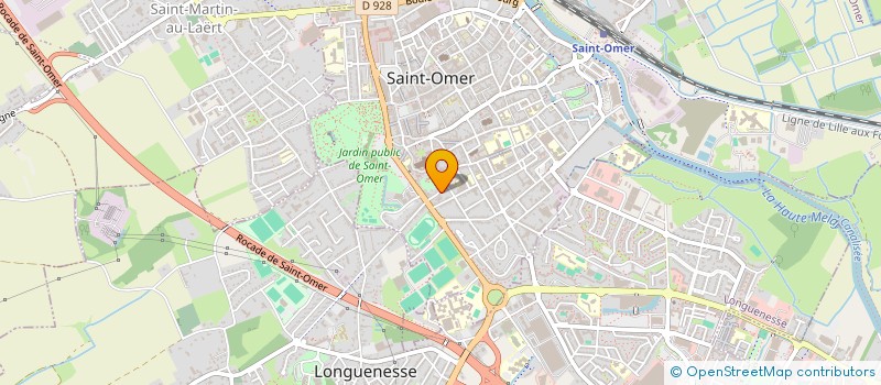 localisation de l'entreprise MONSIEUR JEREMIE DELAFOSSE à SAINT-OMER