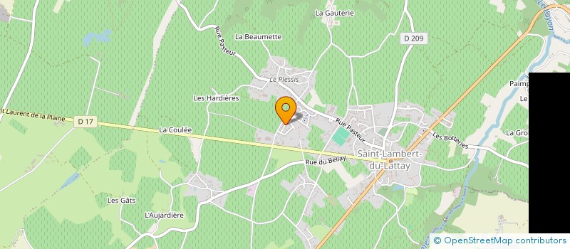 localisation de l'entreprise MONSIEUR JEREMIE DELAUNAY JEREMIE  VAL-DU-LAYON