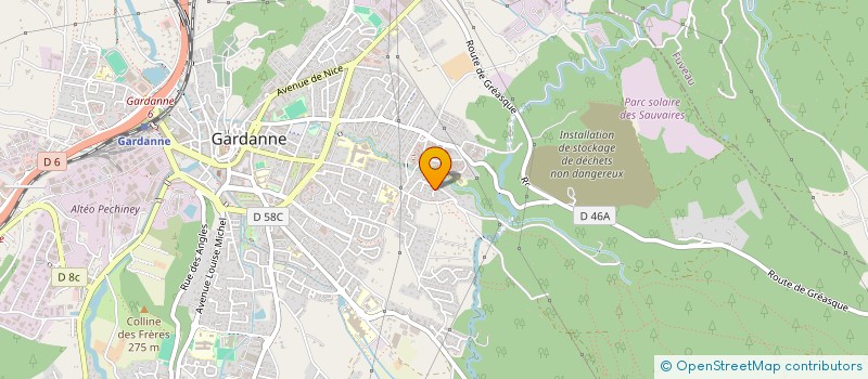 localisation de l'entreprise MONSIEUR JEREMIE DESSERTINE à GARDANNE