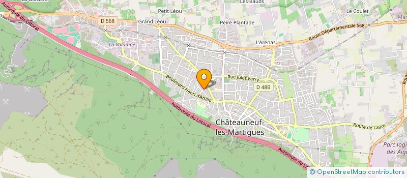 localisation de l'entreprise MONSIEUR JEREMIE DESVIGNES à CHATEAUNEUF-LES-MARTIGUES