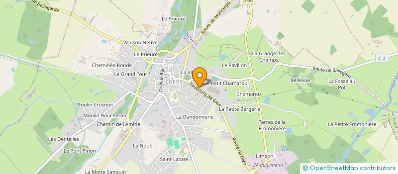 localisation de l'entreprise MONSIEUR JEREMIE DETEVE à LORRIS