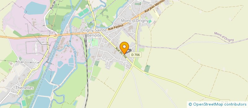 localisation de l'entreprise MONSIEUR JEREMIE DEVINNE à ORIGNY-SAINTE-BENOITE