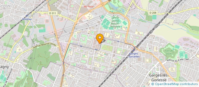 localisation de l'entreprise MONSIEUR JEREMIE DIDI  SARCELLES