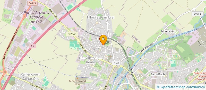 localisation de l'entreprise MONSIEUR JEREMIE DOS SANTOS  NEUVILLE-SAINT-REMY