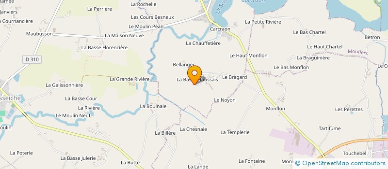 localisation de l'entreprise MONSIEUR JEREMIE DROUILLE  DOMALAIN