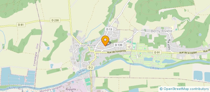 localisation de l'entreprise MONSIEUR JEREMIE DUBOIS  VIC SUR AISNE