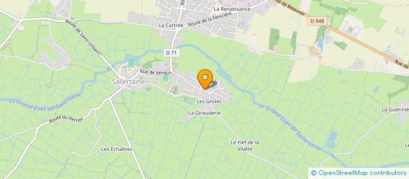 localisation de l'entreprise MONSIEUR JEREMIE DUMONT à SALLERTAINE