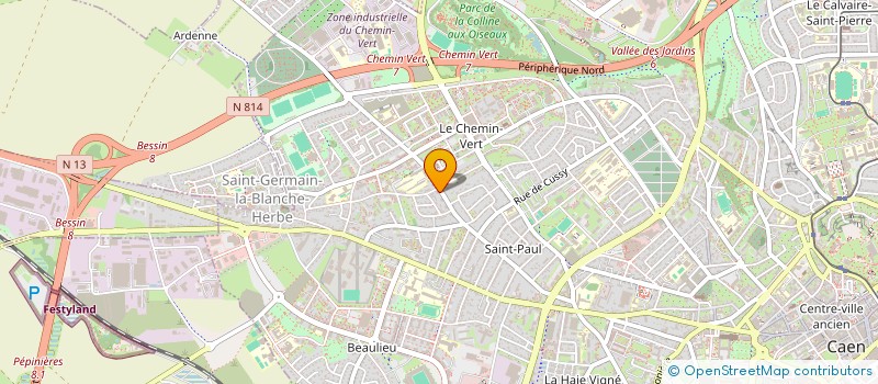 localisation de l'entreprise MONSIEUR JEREMIE ELBAZ à CAEN