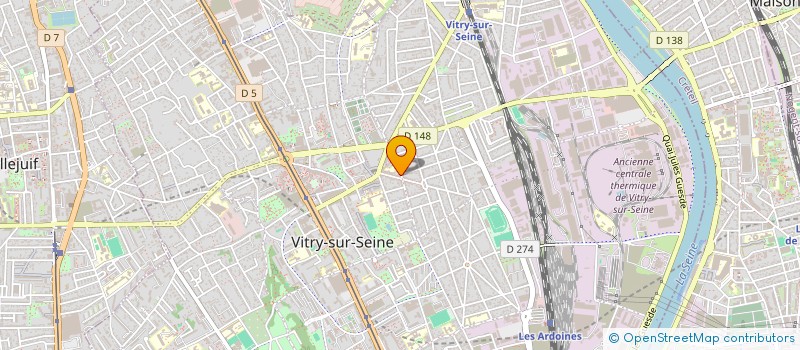localisation de l'entreprise MONSIEUR JEREMIE ENJELVIN à VITRY-SUR-SEINE
