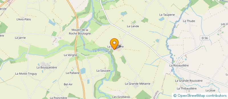 localisation de l'entreprise MONSIEUR JEREMIE ERCEAU  ROCHESERVIERE